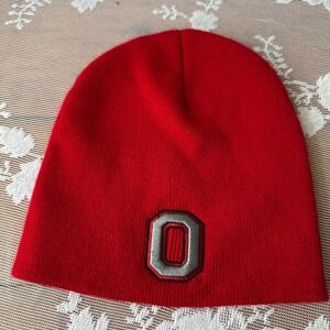 Ohio State Buckeyes Red Knit Beanie O Logo Winter Hat Top of the World